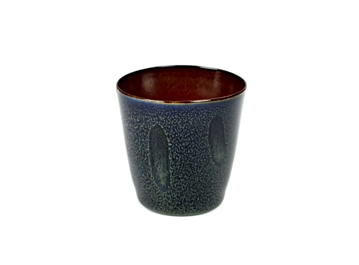 A-Le-Grelle-beker-conisch-laag-H75cm-dark-bluerust