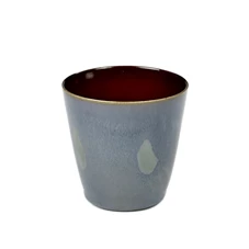 A-Le-Grelle-beker-conisch-laag-H75cm-smokey-bluerust