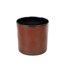 A-Le-Grelle-beker-cylinder-hoog-H75cm-rustdark-blue
