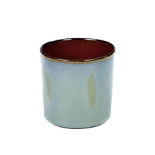 A-Le-Grelle-beker-cylinder-hoog-H75cm-smokey-bluerust