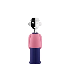Alessi-Alessandro-M-kurkentrekker-roze-donkerblauw