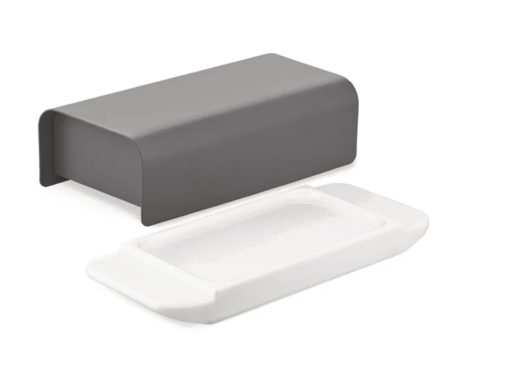 Alessi-Mattina-boterdoos-donkergrijs