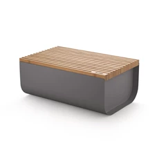 Alessi-Mattina-broodtrommel-met-snijplank-34x21x14cm-donkergrijs