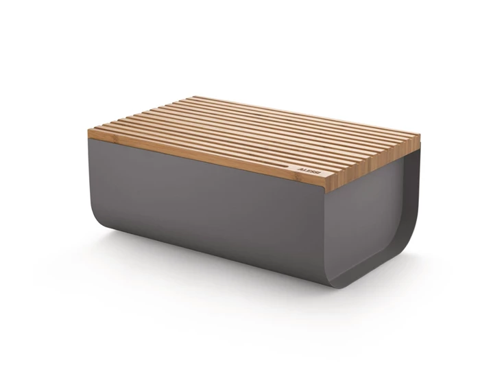 Alessi-Mattina-broodtrommel-met-snijplank-34x21x14cm-donkergrijs