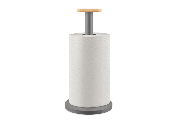 Alessi-Mattina-keukenrolhouder-donkergrijs