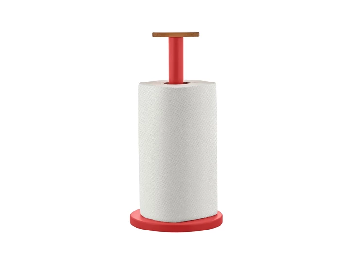 Alessi-Mattina-keukenrolhouder-rood