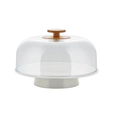 Alessi-Mattina-schotel-op-voet-met-deksel-D316cm-wit