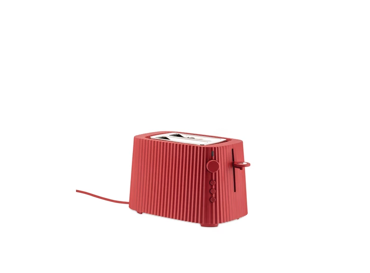 Alessi-Plisse-broodrooster-rood