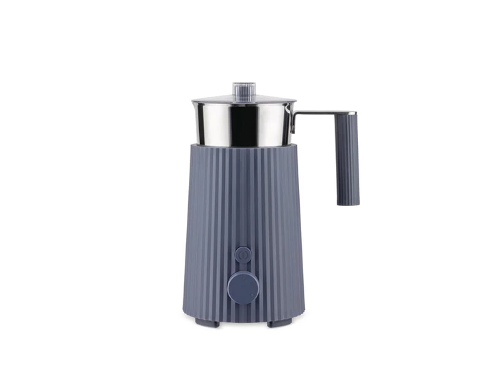 Alessi-Plisse-melkopschuimer-grijs