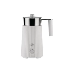 Alessi-Plisse-melkopschuimer-wit