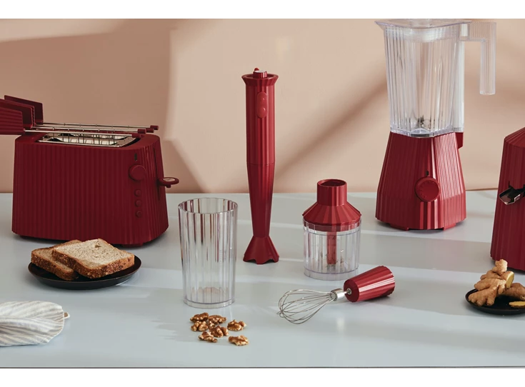 Alessi-Plisse-staafmixer-zwart