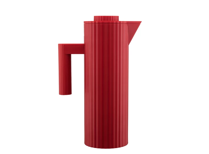 Alessi-Plisse-thermoskan-1L-rood