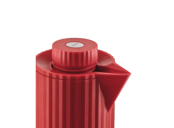 Alessi-Plisse-thermoskan-1L-rood