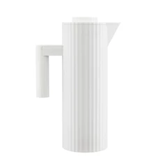 Alessi-Plisse-thermoskan-1L-wit