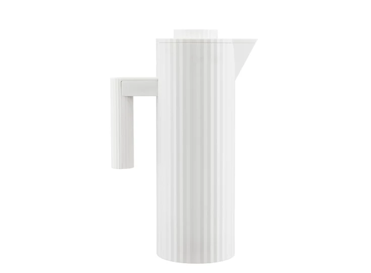 Alessi-Plisse-thermoskan-1L-wit
