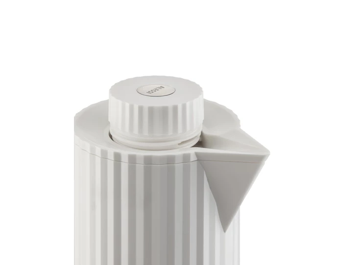 Alessi-Plisse-thermoskan-1L-wit