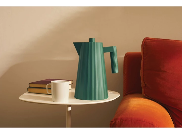 Alessi-Plisse-waterkoker-17L-groen