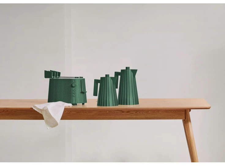 Alessi-Plisse-waterkoker-17L-groen