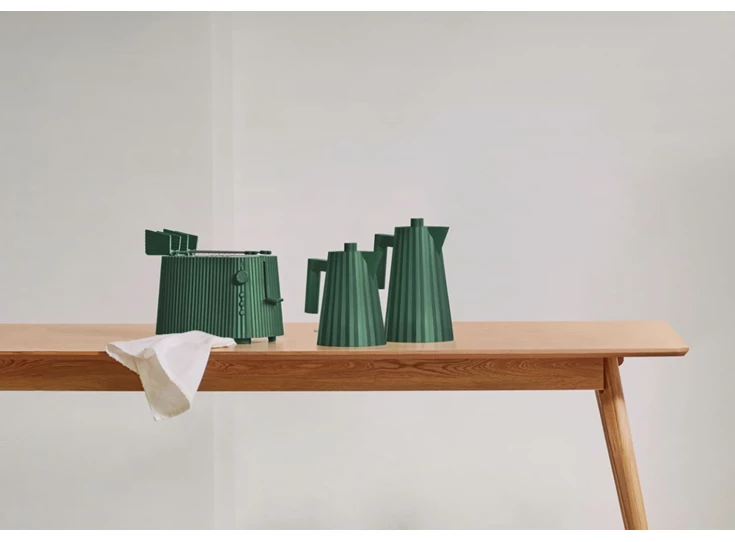 Alessi-Plisse-waterkoker-1L-groen