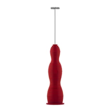 Alessi-Pulcina-melkopschuimer-rood
