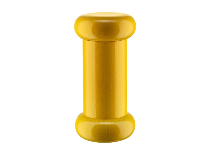 Alessi-Twergi-kruidenmolen-ES19-geel-zwart-wit