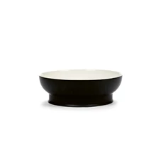 Ann-Demeulemeester-Ra-hoog-bord-D22cm-blackoff-white