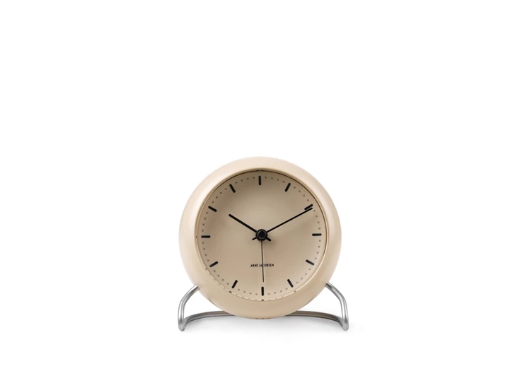 Arne-Jacobsen-City-Hall-tafelklok-D11cm-sandy-beige