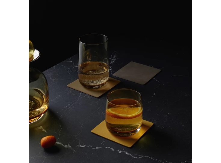 Asa-Soft-Leather-glasonderzetters-set-van-4-10x10cm-amber