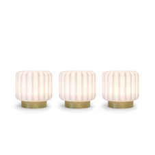 Atelier-Pierre-Dentelles-9-licht-met-USB-set-van-3-H9cm-D9cm-basis-goud