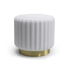 Atelier-Pierre-Dentelles-speaker-met-licht-D135cm-H125cm-wit-basis-goud