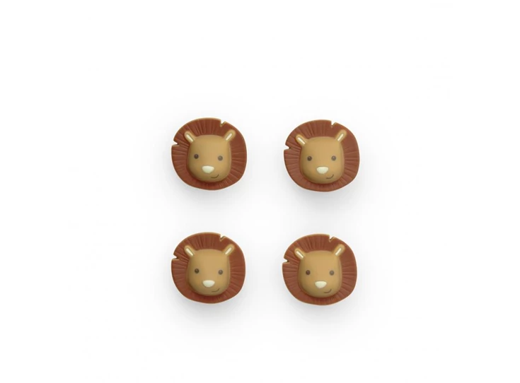 Atelier-Pierre-Hakuna-leeuw-magneet-36x35cm-set-van-4