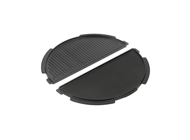 Big-Green-Egg-plancha-halve-maan-2-zijdig-voor-Large