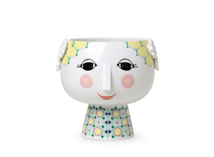 Bjorn-Wiinblad-Eva-bloempot-H145cm-D155cm-geel