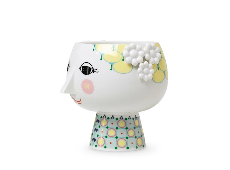 Bjorn-Wiinblad-Eva-bloempot-H145cm-D155cm-geel