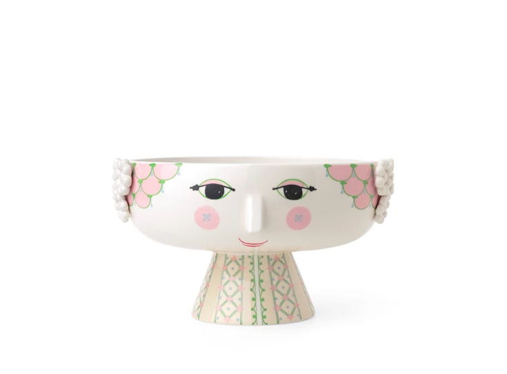 Bjorn-Wiinblad-Eva-bowl-op-voet-H145cm-D24cm-soft-pink