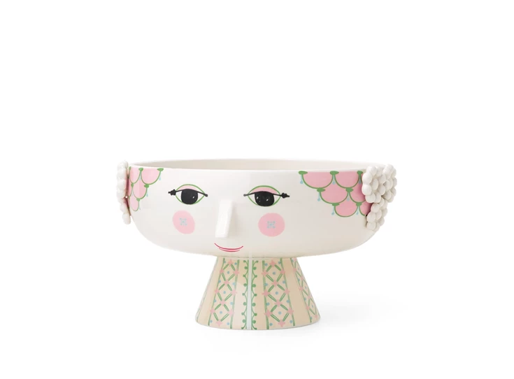 Bjorn-Wiinblad-Eva-bowl-op-voet-H145cm-D24cm-soft-pink