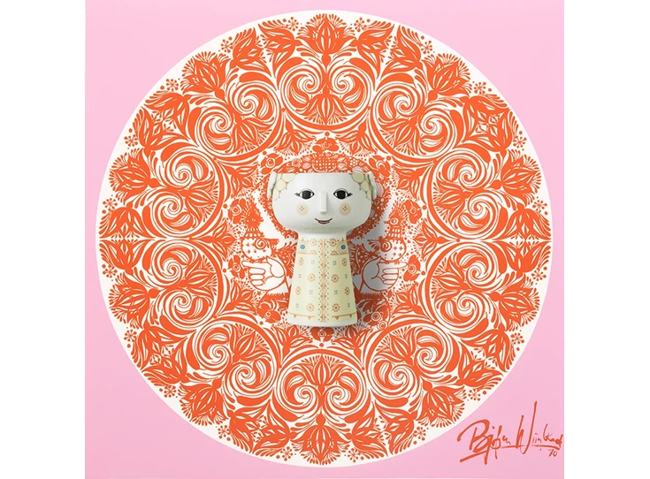 Bjorn-Wiinblad-Eva-vaas-H15cm-D10cm-soft-yellow