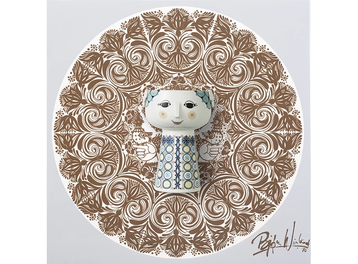 Bjorn-Wiinblad-Eva-vaas-H185cm-D125cm-blauw