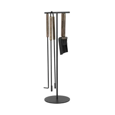 Blomus-Ashi-haardstel-H755cm-D22cm-set-van-5-bruin