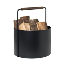 Blomus-Ashi-houtmand-H45cm-D35cm-bruin
