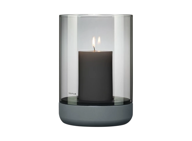 Blomus-Calma-windlicht-met-kaars-H225cm-D15cm-steel-gray-smoke