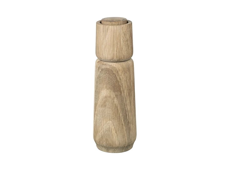 Blomus-Ro-peper-zoutmolen-H16cm-clear-oak-oiled