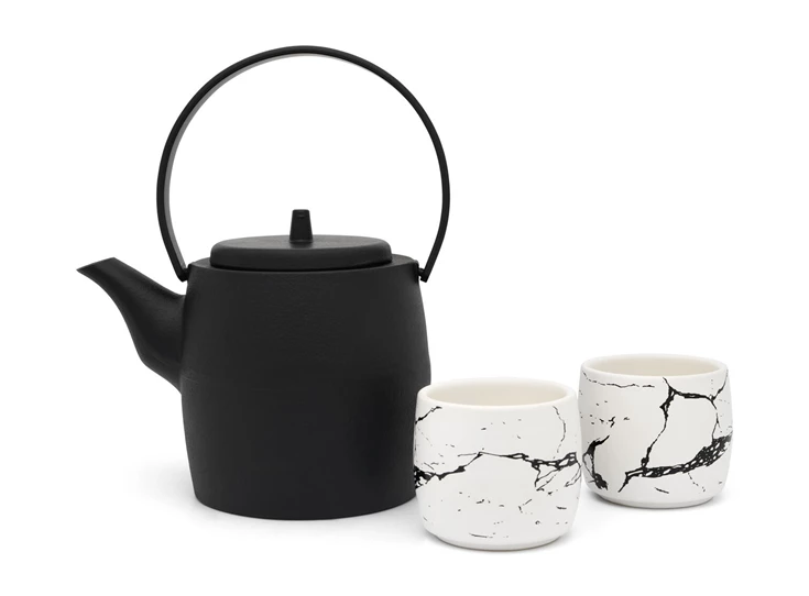 Bredemeijer-Kobe-giftset-theepot-12L-2-kop-zwart