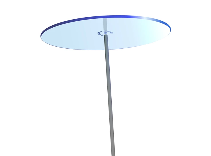 Cazador-del-Sol-medio-blauw-D15cm-H120cm