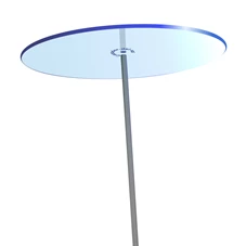Cazador-del-Sol-uno-blauw-D20cm-H175cm