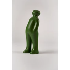 Cores-The-Visitor-green-alfafa-black-cor-37-H-24cm