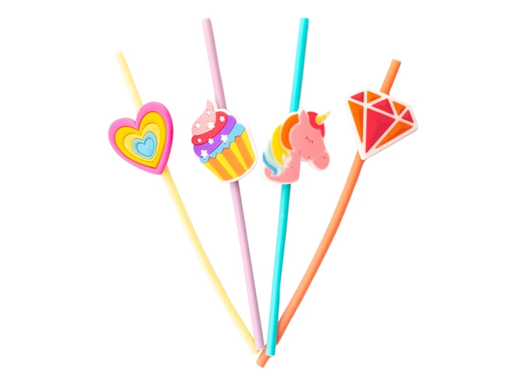 Dotz-rietjes-met-deco-set-van-4-multicolor