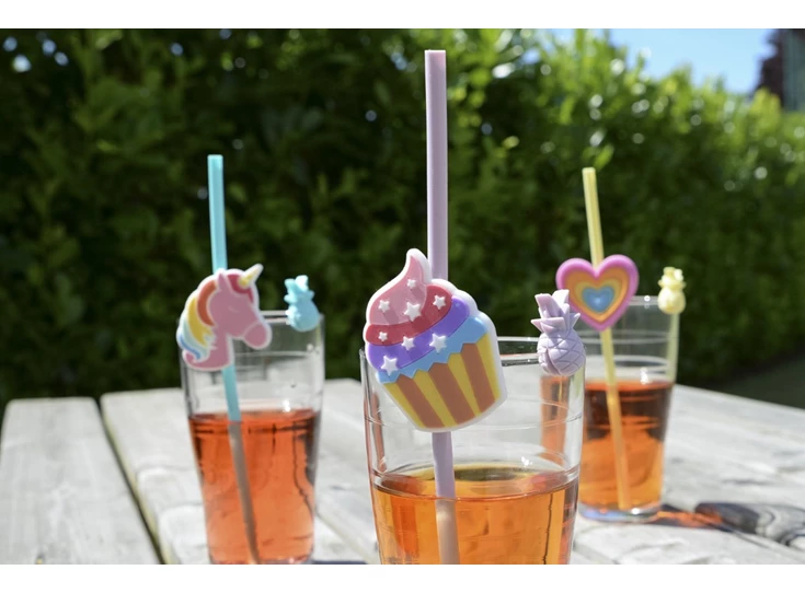 Dotz-rietjes-met-deco-set-van-4-multicolor