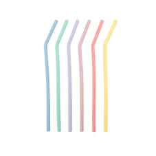 Dotz-silicone-set-van-6-gebogen-rietjes-met-reinigingsborstel-L25cm-pastelkleuren