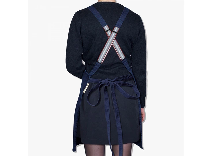 Dutchdeluxes-Suspender-keukenschort-canvas-donkerblauw